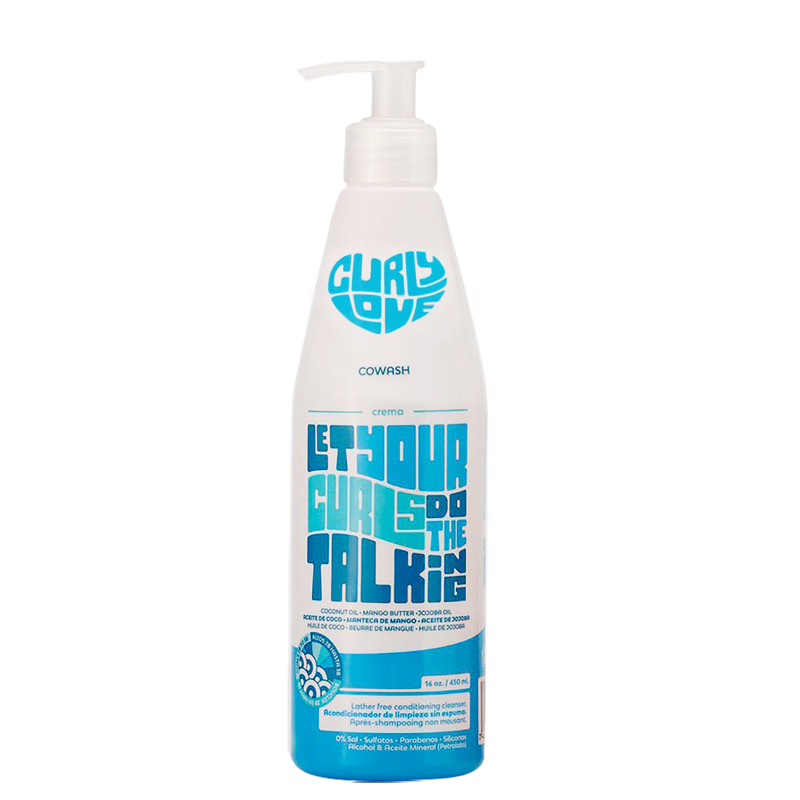 Amo el pelo crespo, soy Curly Love, el Cowash. Soy un shampoo diferente con textura densa gracias al aceite de coco, manteca de mango y aceite de jojoba. Limpio suavemente pelo y cuero cabelludo extremadamente secos. Úsalo sin temor. Detergentes suaves que no afectan tu hebra capilar. Úsalo como reemplazo de tu shampoo 1 vez cada 15 días o según necesites. ¿CÓMO APLICARME?: Con pelo húmedo, aplica en cuero cabelludo la cantidad necesaria, masajea bien y enjuaga al 100%. Soy LIBERADO.