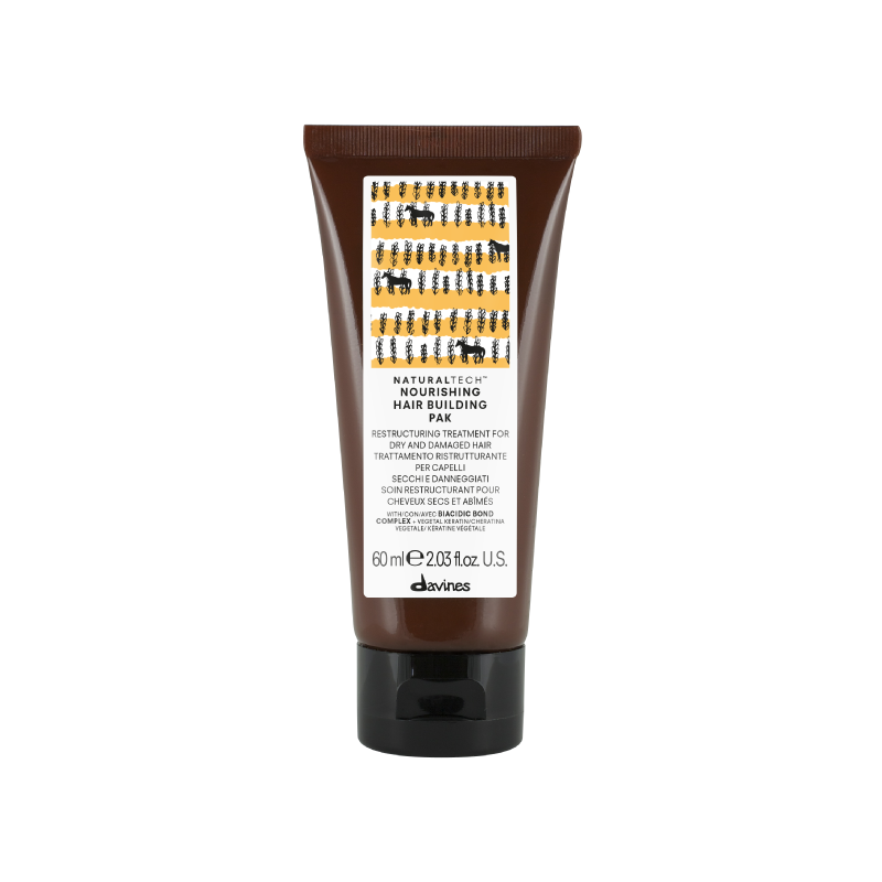 Soy Hair Building Pack Nourishing, una mascarilla única que combina belleza y tecnología. Con queratina vegetal y complejo Biacidic Bond, soy extra nutritiva y reparadora. Fortalezco las raíces y protejo las fibras capilares. Úsame según la recomendación de tu estilista o cuando tu pelo lo necesite. Notarás la diferencia de inmediato.