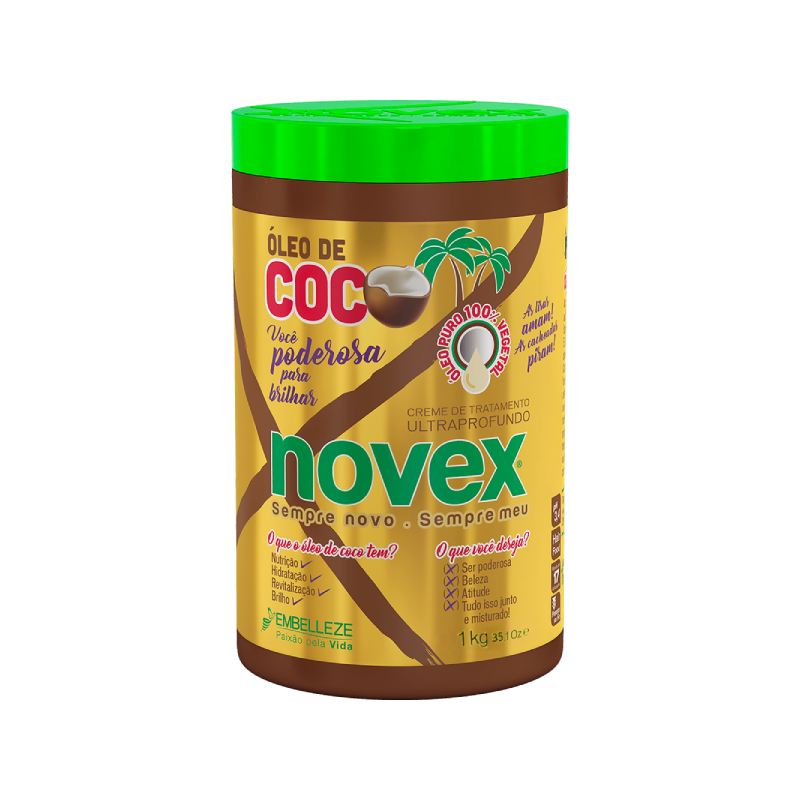 Soy el aceite de coco, perfecto para proporcionar nutrición e hidratación a tu cabello. Tengo la capacidad de mantener la humedad, controlar el frizz y dejar tu pelo suave y brillante. Puedes utilizarme en cualquier tipo de textura. ¿Cómo me aplicas? Primero, lava tu cabello con el champú y el aceite de coco Vitay. Luego, retira el exceso de agua y aplica una pequeña cantidad de mí desde 1 cm por debajo de la raíz hasta las puntas. Déjame actuar durante 10 minutos y luego enjuágame completamente.
