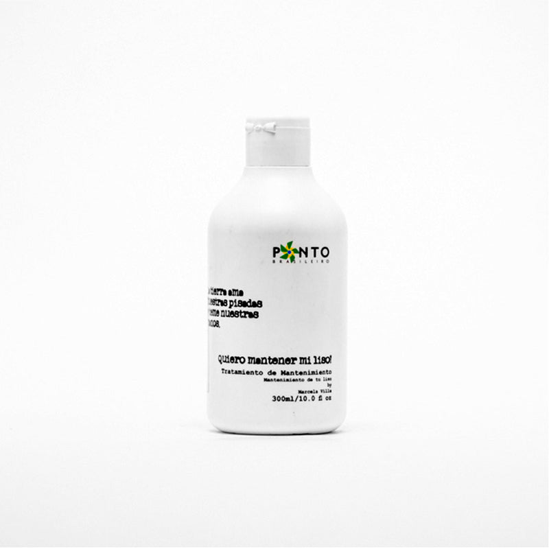 Tratamiento perfecto para mantener el efecto antifrizz de la mascarilla "30 días liso" por más tiempo. Aplica después del shampoo, dejando 1cm de distancia desde la raíz. Deja actuar durante 20 minutos y enjuaga con abundante agua.