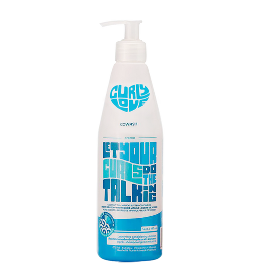 Amo el pelo crespo, soy Curly Love, el Cowash. Soy un shampoo diferente con textura densa gracias al aceite de coco, manteca de mango y aceite de jojoba. Limpio suavemente pelo y cuero cabelludo extremadamente secos. Úsalo sin temor. Detergentes suaves que no afectan tu hebra capilar. Úsalo como reemplazo de tu shampoo 1 vez cada 15 días o según necesites. ¿CÓMO APLICARME?: Con pelo húmedo, aplica en cuero cabelludo la cantidad necesaria, masajea bien y enjuaga al 100%. Soy LIBERADO.
