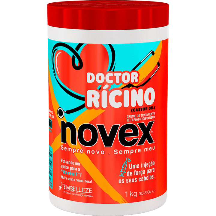 Soy el Doctor Ricino, el tratamiento para embellecer tu cabello. Ideal contra el pelo seco. Con aceite de ricino, rico en omega 6, 9, ácidos grasos y vitamina E. Perfecto para porosidad media, pelo extremadamente seco y textura 3. Nutro, hidrato, controlo el frizz y estimulo el crecimiento. ¿CÓMO ME APLICAS?: Lava con Vitay Doctor Ricino, aplica 1 cm debajo de la raíz o de medios a puntas, déjame actuar 10 minutos y enjuaga. Soy LIBERADO y VEGANO.