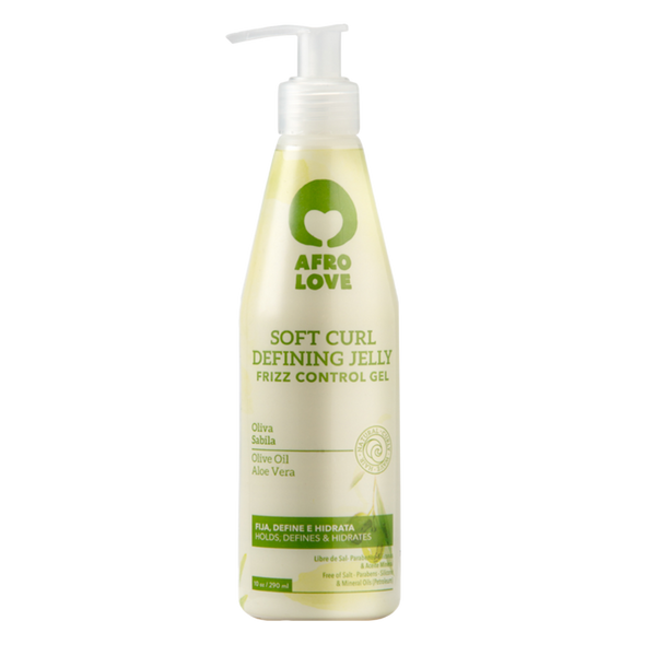 Soy suave y cremoso, soy Soft Curl de Afro Love. Amo los rizos definidos, sin frizz y brillantes. Con aceite de oliva y aloe vera, no dejaré tu cabello tieso (si usas la cantidad adecuada). Me puedes mezclar con agua, tu crema de peinar favorita o usar solo. ¡Si estás en transición, te encantaré! ¿CÓMO ME APLICAS?: Opción 1: Con el cabello húmedo y después de la crema para peinar, aplica una pequeña cantidad según tu preferencia y tipo de cabello. Define o moldea a tu gusto.