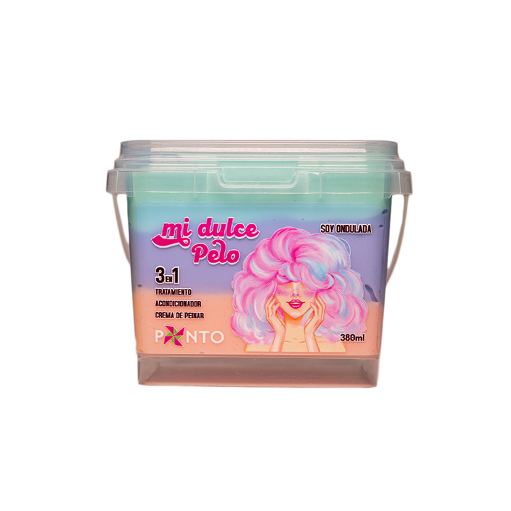 Mi Dulce Pelo Soy Ondulada Algodon de Azucar 380 ml Ponto