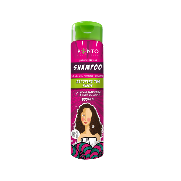 Soy el shampoo ideal para tus crespos. Conozco tu cabello, por eso soy suave y amigable. Contengo aloe vera y agua micelar para una limpieza sin resecar. Modo de aplicación: con pelo húmedo, aplica la cantidad necesaria en el cuero cabelludo, masajea bien y enjuaga al 100%. Soy liberado y vegano.